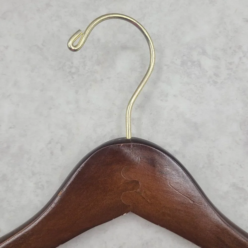 Wood Suit Hangers 1 Nordstrom 2 Unbranded Coat Pants Gold